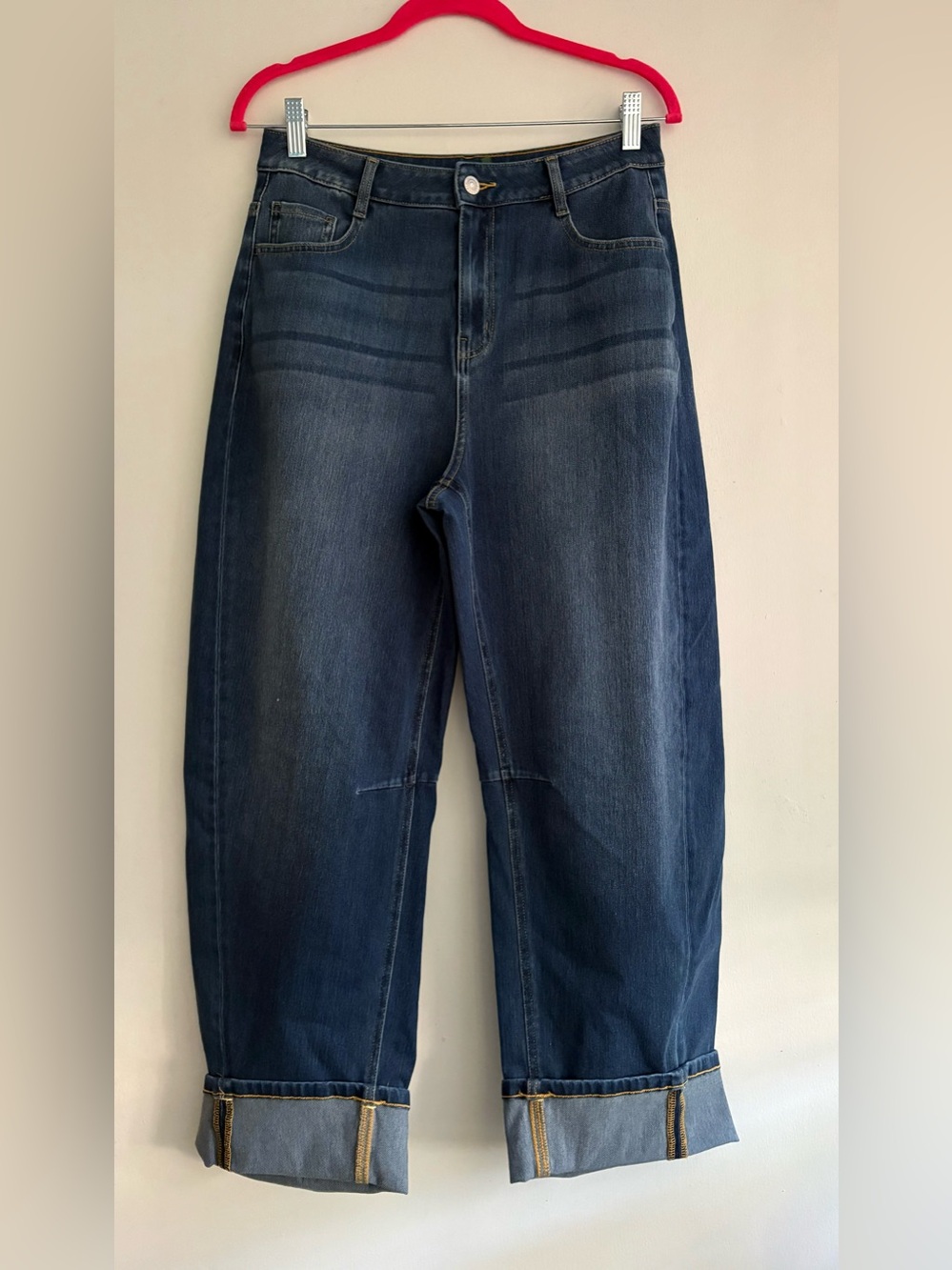 Halara Flex Cuffed Barrel Jeans🔥